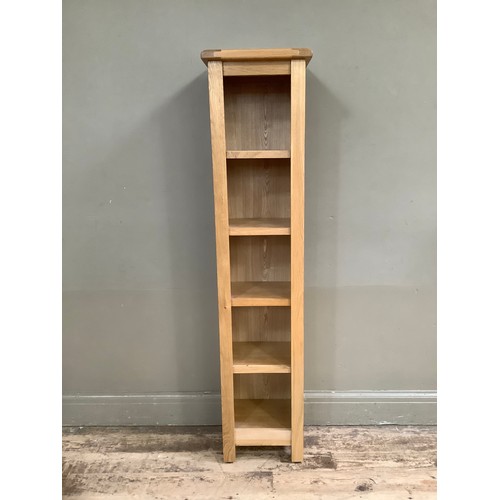 98 - A set of oak shelves, 35cm wide