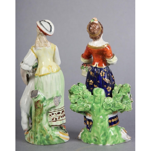 149 - A DERBY PORCELAIN FIGURE EMBLEMATIC OF SUMMER, enamelled and gilt, incised no. 125 to underside, 13c... 