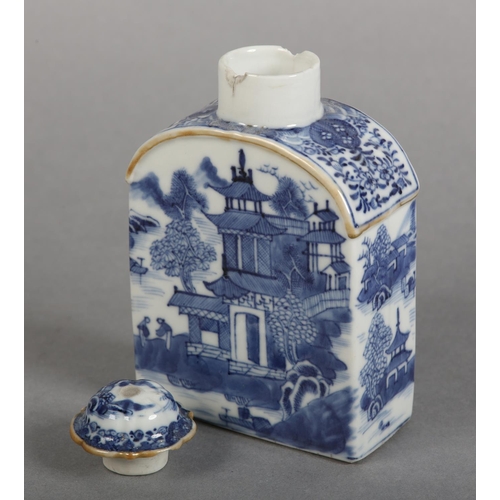 174 - AN 18TH CENTURY CHINESE BLUE AND WHITE PLATE painted with rocks issuing blossom within a diaper bord... 