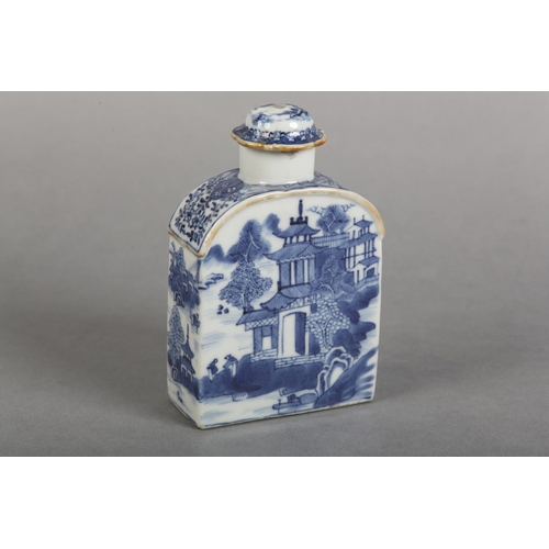 174 - AN 18TH CENTURY CHINESE BLUE AND WHITE PLATE painted with rocks issuing blossom within a diaper bord... 