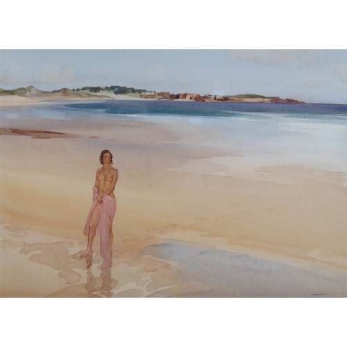 291 - ARR SIR WILLIAM RUSSELL FLINT PRA, RSW, ROI, RE (Scottish 1880-1969), Fiametta in Northumberland, on...