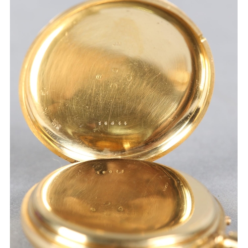 272 - A VICTORIAN POCKET WATCH BY EDWARD WHITE, 20 Cockspur St Pall Mall in 18ct gold half hunter case no.... 