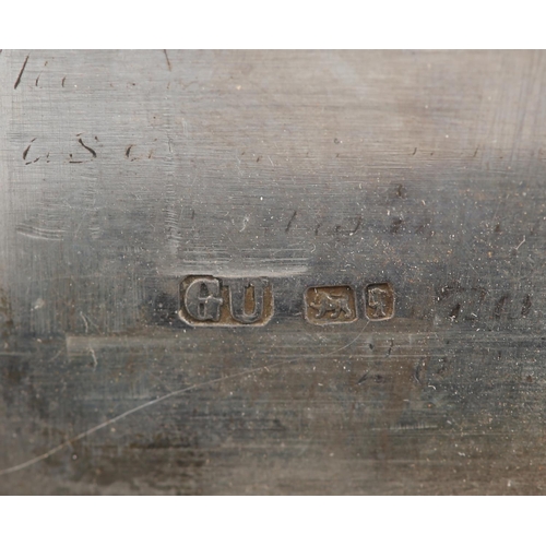 206 - OF CURLING INTEREST: A VICTORIAN SILVER SNUFF BOX, Birmingham 1890 George Unite, engraved to the cir... 