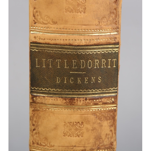 124 - DICKENS, CHARLES - LITTLE DORRIT, 1857 1st ed. in book form, illus. H K Browne, pub. Bradbury & Evan... 