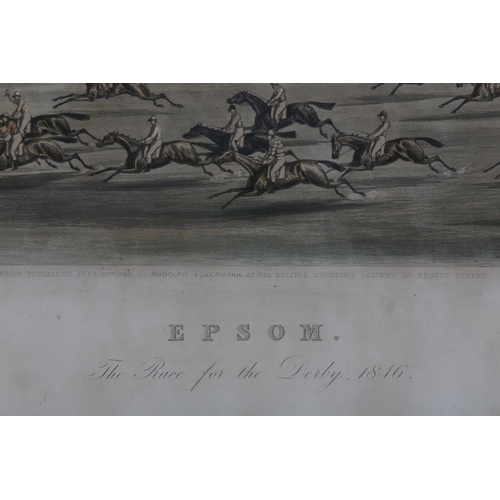 304 - AFTER GEO TATTERSALL (1817-1849), Ascot-The Race for the Emperor's Cup 1846 and Epsom - The Race for... 