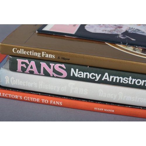 66 - Fan Books and cuttings: two volumes by Nancy Armstrong; together with Collecting Fans by Susan Mayor... 