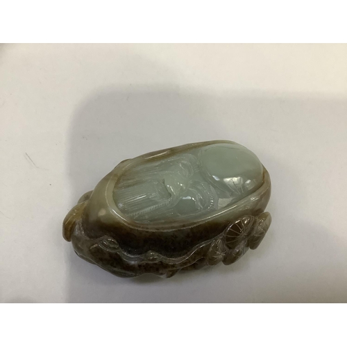 84 - Four agate carvings of natural and mythological depictions