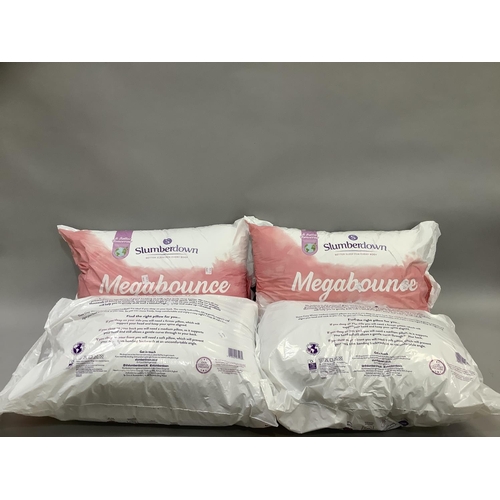 113 - Slumberdown pillows in bags together with unused bedding in original packaging