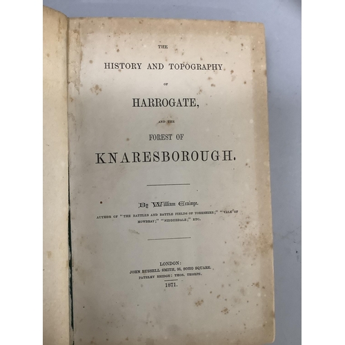 87 - History of Harrogate with notices of the villages around and the Forest of Knaresborough by William ... 