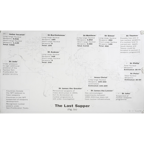 4 - ARR Damien Hirst, British, b1965, The Last Supper (poster) 2005, offset lithograph in colours, print... 