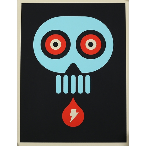 142 - Aesthetic Apparatus (USA 20/21st), Doombuddy I, Doombuddy II and Doomskull, screenprint in four colo... 