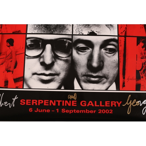 97 - ARR Gilbert and George (1942/43) Dirty Words Picture, Serpentine Gallery 2002, colour exhibition pos... 