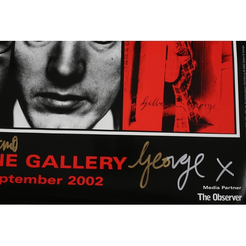 97 - ARR Gilbert and George (1942/43) Dirty Words Picture, Serpentine Gallery 2002, colour exhibition pos... 