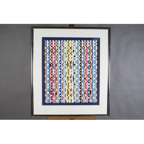 118 - Yaacov Agam (Israel b1928) Beyond The Visible, colour screen-print, signed bottom right and no HC 1/... 