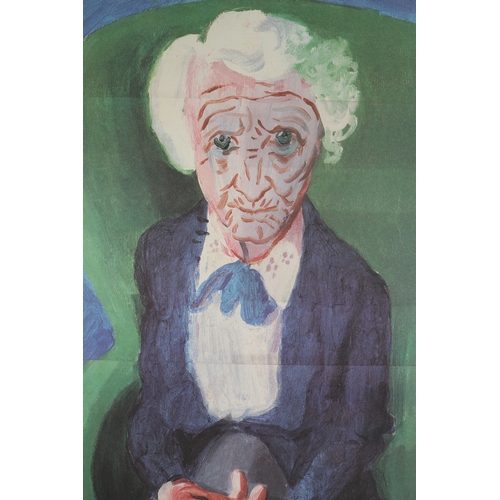 3 - ARR David Hockney RA (b1937), My Mother (Bridlington) 1988, four colour lithograph 1988, signed in b... 