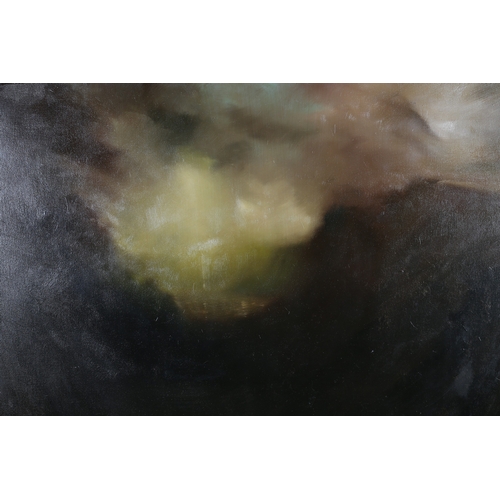 9 - ARR Christopher P Wood (b1961), Passing Storm, oil on canvas, initialled and dated AD1994, 101.5cm x... 