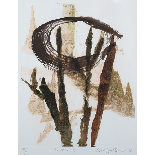 10 - ARR Christopher P Wood (b1961), Woodland, monoprint (2), signed and dated (19)95 and M/P to the lowe... 