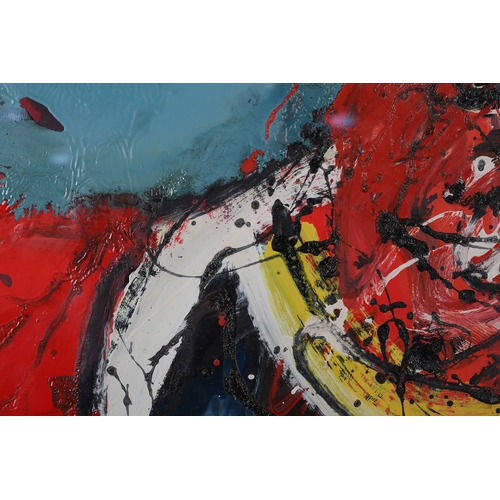 2 - ARR Alan Davie (1920-2014), Red's Joy 1958, oil on paper, titled, signed and dated 1958 to lower lef... 