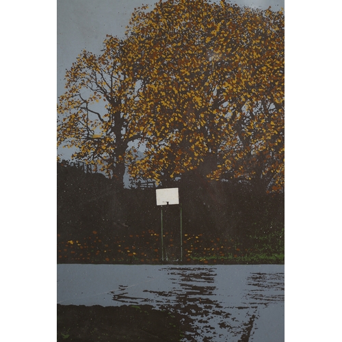 144 - Unknown, Road to Maestafn, colour print, indistinctly signed, titled, dated 1978 and no.7/10 in penc... 