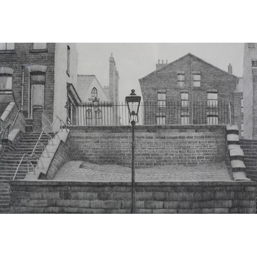 19 - ARR By and After Stuart Walton, Backstreet Cobbles 1976 and Rosebank Grove 1976, two monochrome prin... 