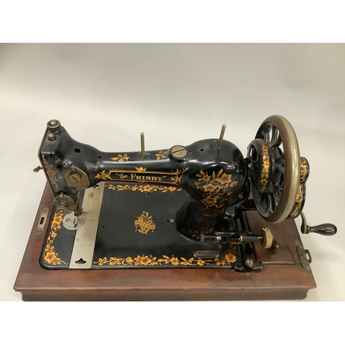 127 - A Victorian Frisby Singer sewing machine, No:288997 circa 1869