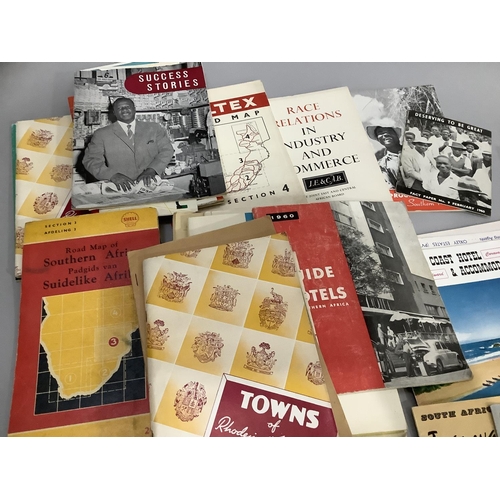 216 - A quantity of booklets relating to life and travel in Southern Africa, mainly Rhodesia, with travel ... 