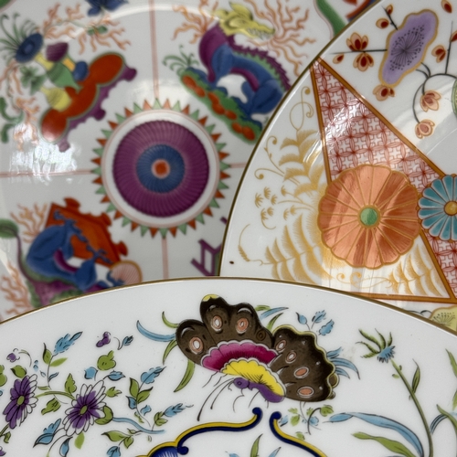 14 - Three Royal Worcester porcelain plates from the collectors series, no.3 in the series of chinoiserie... 