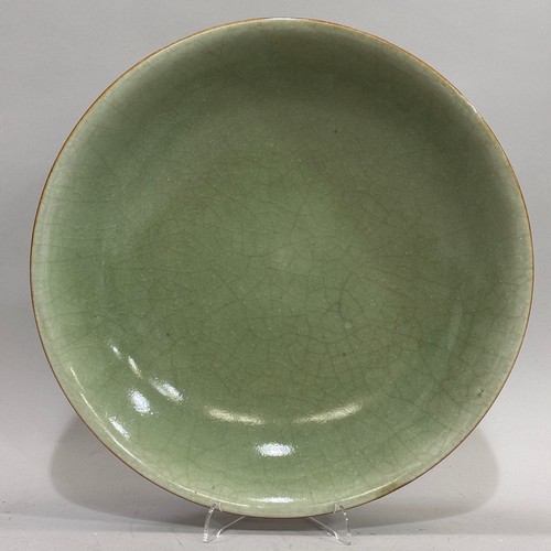 73 - A pale green ceramic bowl