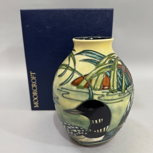 3 - A Moorcroft Torridon vase, designed by Philip Gibson, signed to Kerri to the underside, 20cm