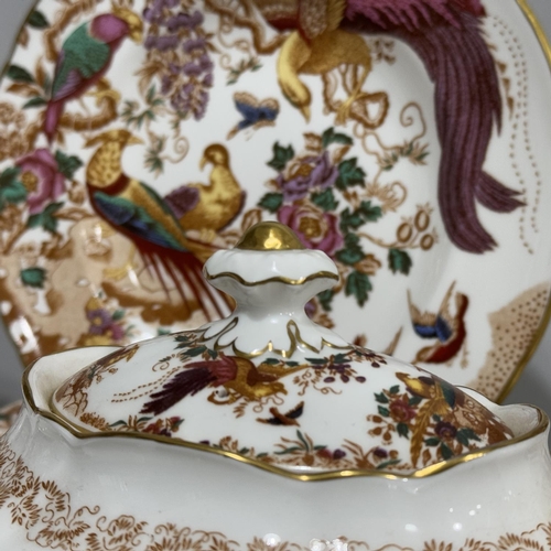 12 - Royal Crown Derby Old Adesbury tea service, dinner and dessert ware, including teapot of oval outlin... 