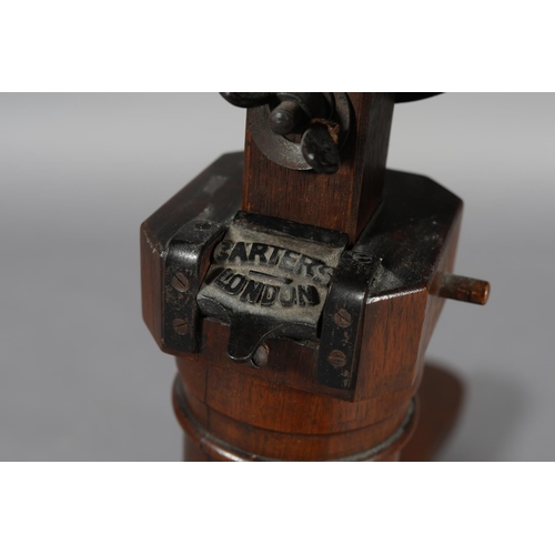 377 - A VICTORIAN MAHOGANY 'CARTER'S LITERARY MACHINE' READING TABLE with adjustable height, turned column... 