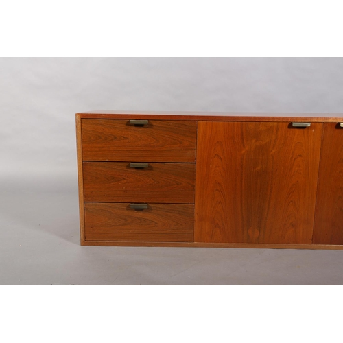 3 - Robin Day (1915-2010) for Hille's Interplan Range c1955, Unit M sideboard/ cupboard, walnut and maho... 