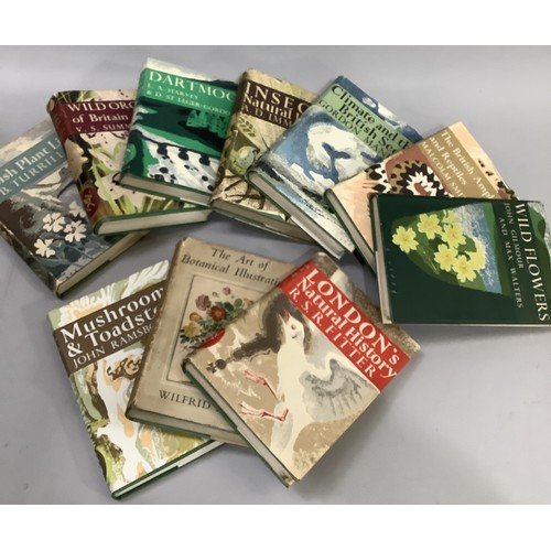 51 - Ten volumes of The New Naturalist volumes 5, 7, 8, 20 and 22 all being first editions, earliest date... 