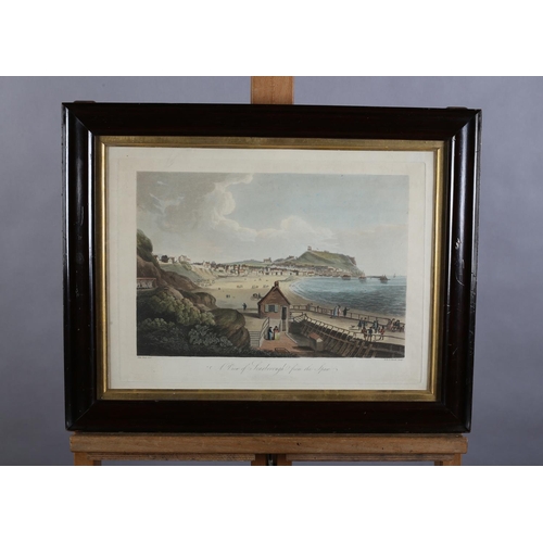 482 - R&D HAVEN AFTER JOHN BIRD, A View of Scarborough from the Spaw, hand coloured engraving, pub. W. Wil... 