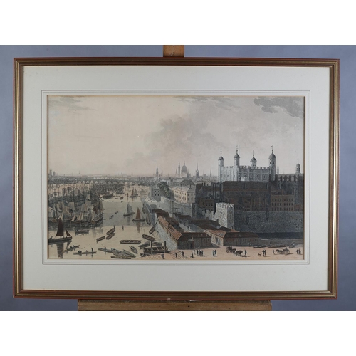 480 - WILLIAM DANIELL (1769-1837), VIEWS OF LONDON, set of four aquatints in colours from the series by th... 