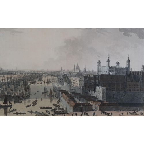 480 - WILLIAM DANIELL (1769-1837), VIEWS OF LONDON, set of four aquatints in colours from the series by th... 