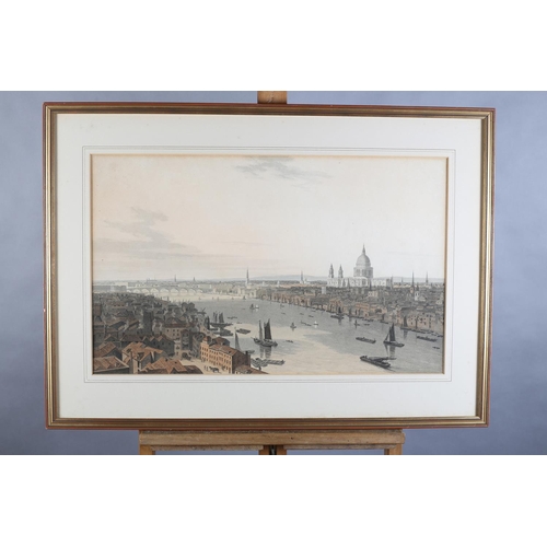 480 - WILLIAM DANIELL (1769-1837), VIEWS OF LONDON, set of four aquatints in colours from the series by th... 