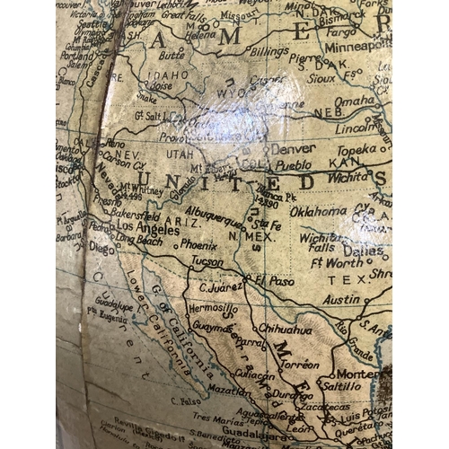 39 - A Philips 13.5in Challenge globe on Bakelite base c.1950s