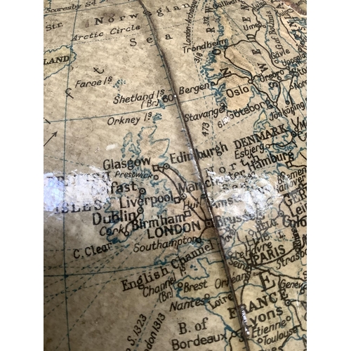 39 - A Philips 13.5in Challenge globe on Bakelite base c.1950s