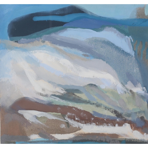14 - ARR Mary Lord (British b1931), Times of Year - January and February, a pair, oil on paper, signed to... 