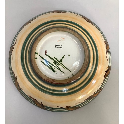 60 - A Glen Colliery Denby dish, circular, signed in green to underside, 30.5cm diameter x 8.5cm high, to... 