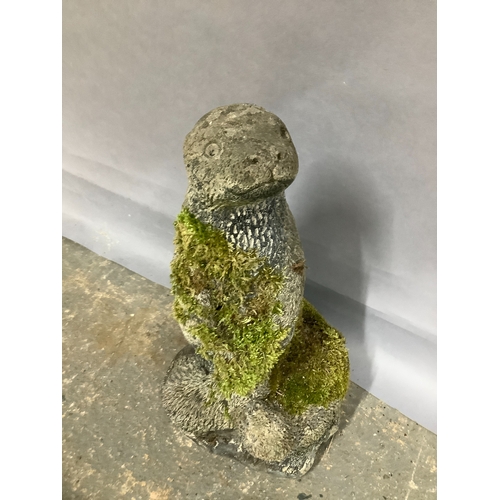 192 - A composition figure of an otter 45cm high