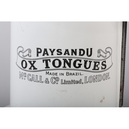9B - A PAYSANDU OX TONGUES PRESS, made in Brazil for McCall & Co Ltd of London with ratchet side knob and... 
