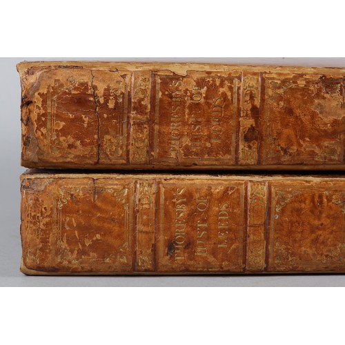 26 - WHITAKER, THOMAS DUNHAM - RALPH THORESBY'S HISTORY OF LEEDS, in 2 vols, printed Robinson, Son & Hold... 