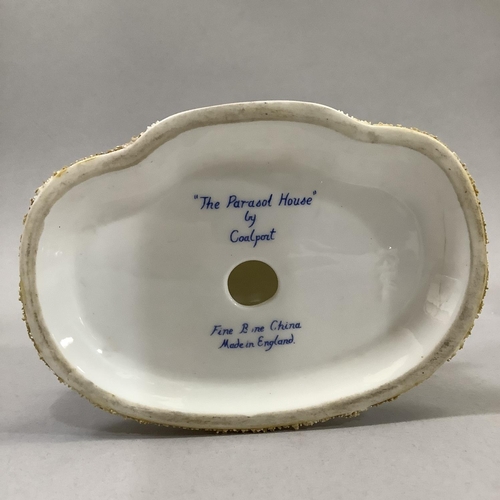 95 - A pair of Dresden figures in the 18th century style of gallant and maiden with basket of flowers, to... 