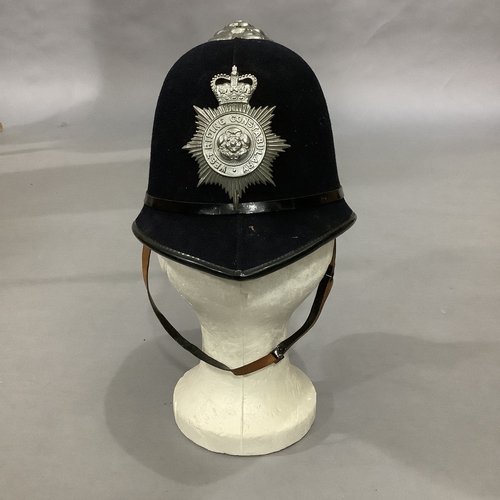 A beat constables West Riding Constabulary police helmet c.1960s
