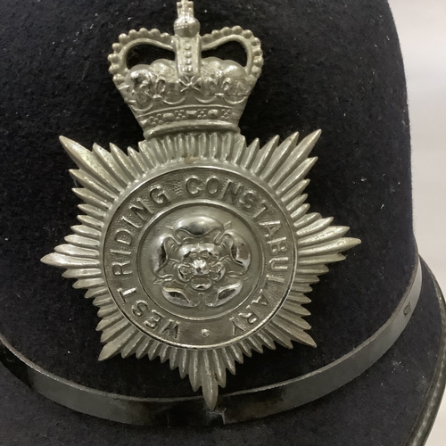 A beat constables West Riding Constabulary police helmet c.1960s