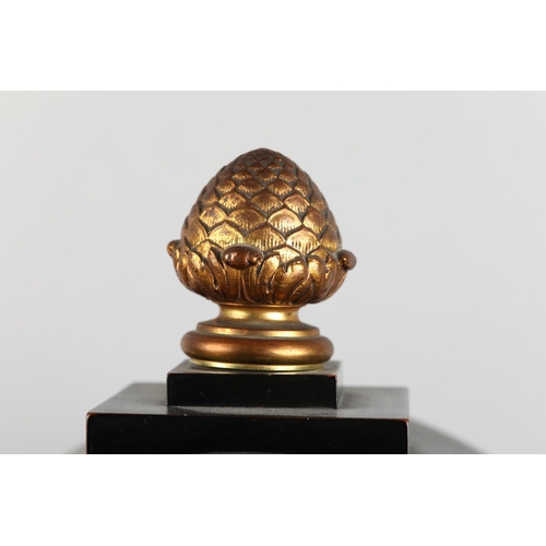 74 - A LATE 19TH CENTURY OR EARLY 20TH CENTURY BRACKET CLOCK with German three train movement chiming on ... 