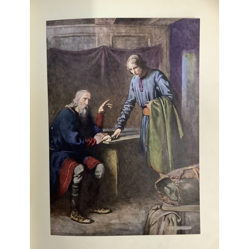 60 - SIMMONS, W G - SHAKESPEARE (Illus.) TRAGEDY OF HAMLET, pub. Hodder & Stoughton c. 1912, 24 tipped in... 