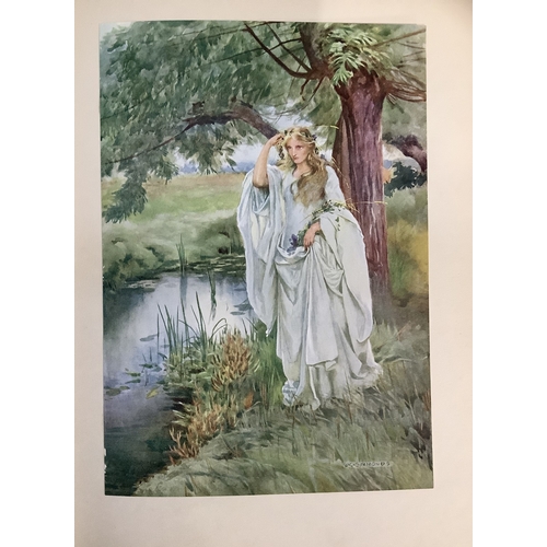 60 - SIMMONS, W G - SHAKESPEARE (Illus.) TRAGEDY OF HAMLET, pub. Hodder & Stoughton c. 1912, 24 tipped in... 